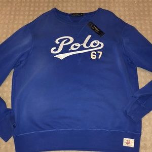 Vintage polo sweatshirt
